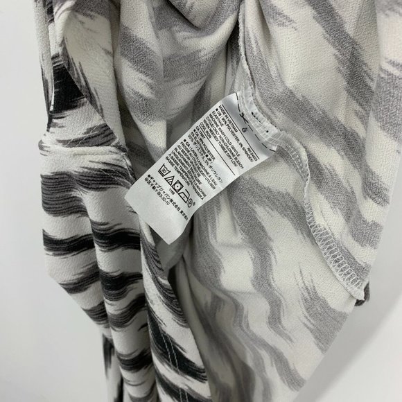 Banana Republic Dress Chevron Cross Back Sleeveless Jersey Midi - Picture 11 of 12